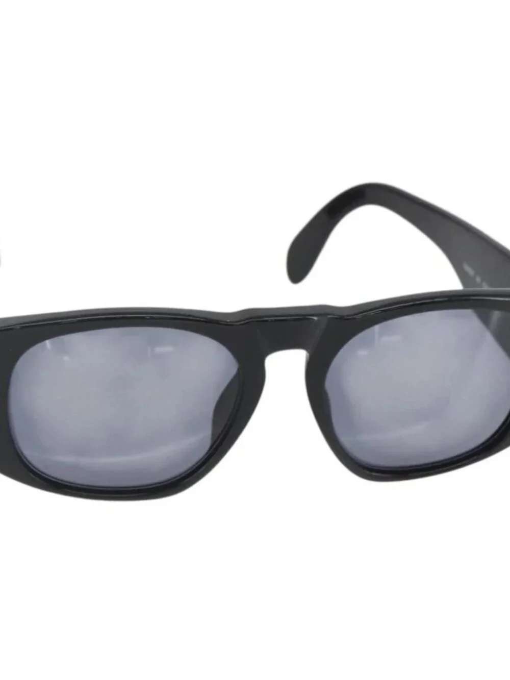 CHANEL Sunglasses plastic Black CC Auth 156144